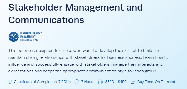 stakeholder Manager 